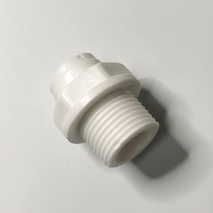 Malida Push to Connect 3/8 Male Connector 1/4 Ro Tube Fitting, 10 Pack | Food - Image 3