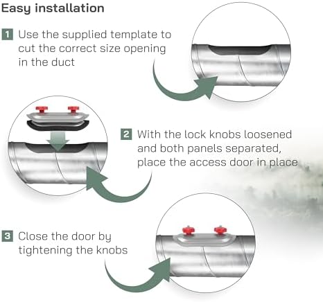 Vent Systems 6" Inch Round Duct Access Door - Image 5