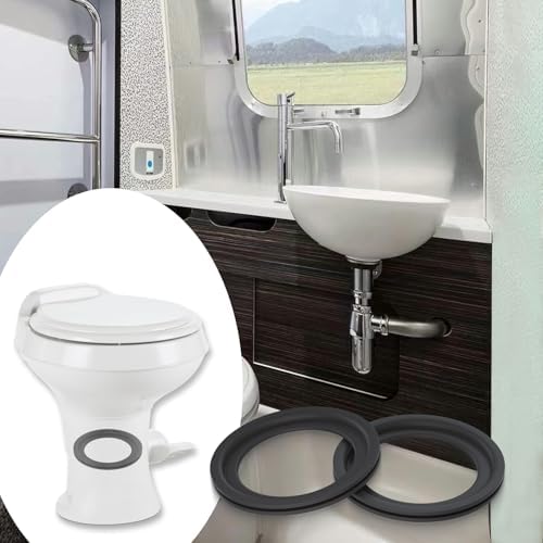 RV Toilet Dual Seal Kit ，385311652 RV Toilet Seal Ring + 385311658 Flush Ball - Image 6