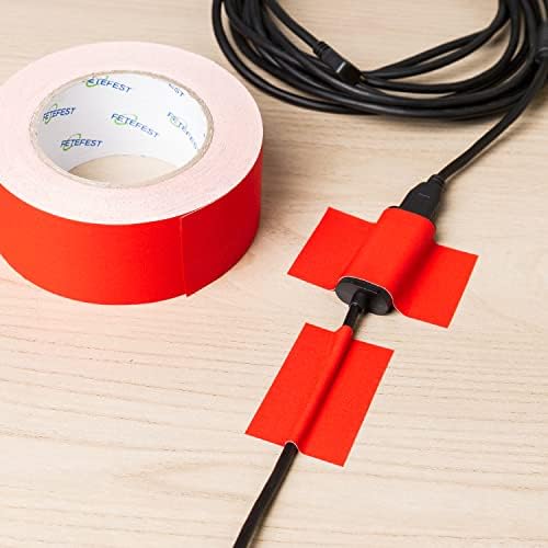 Gaffers Tape Red Heavy Duty, Non-Reflective, No Residue, Hand Tear - Image 6