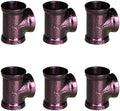1/2" TEE Industrial Threaded Black Iron Pipe Fittings; Hammered Bronze Finish by PRIMPIPEWORKS