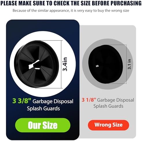 3 3/8" Garbage Disposal Splash Guard Replacement - Image 2