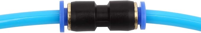 SNS 6mm Tube OD Plastic Straight Union Pipe Tube Fitting Straight Pneumatic - Image 2