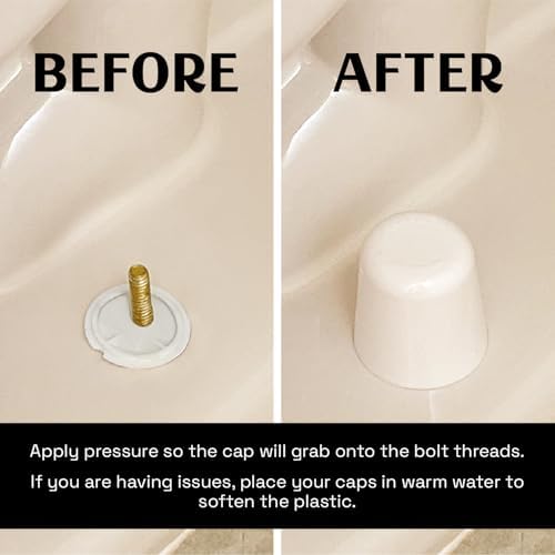 Stinky John's Tall Toilet Bolt Caps: Don't Cut Those Bolts! 100% Made in USA - Image 5