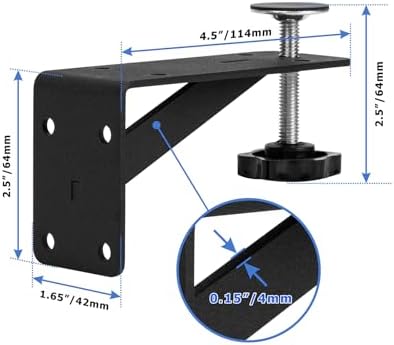 2Pcs Undermount Sink Brackets Sink Repair Kit Adjustable Undermount Sink Support - Image 2