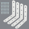 Alise 4Pcs Floating Shelf Brackets by Alise