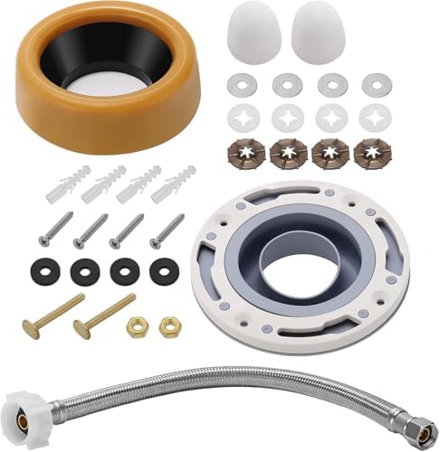 Premium Toilet Flange Repair Kit, ABS Flange Repair Kit by Roastove