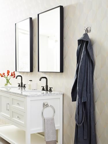 Amerock Stature Single Prong Polished Nickel Wall-Mounted Hook - Image 2