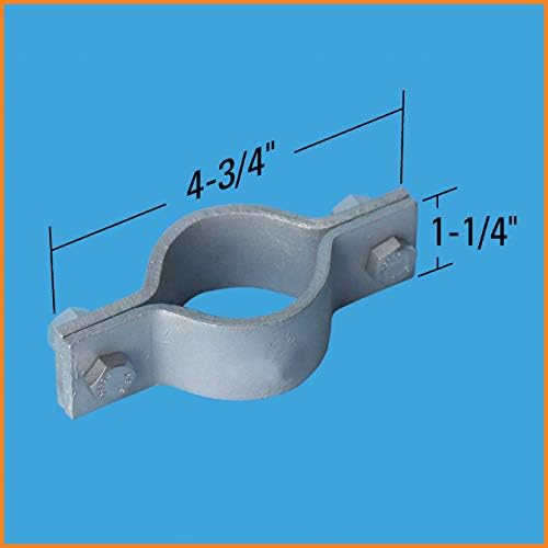 Dock Edge Stationary Dock Leg Brace Holder, Galvanized - Image 2