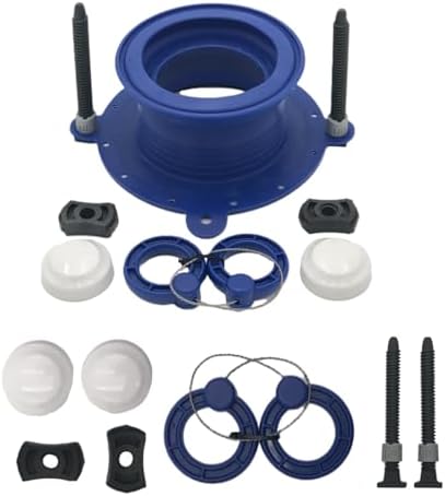 One N Done Toilet Flange Repair Kit – Complete Toilet Wax Ring Replacement Kit by One-N-Done