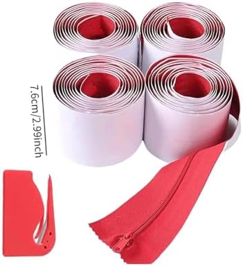 Zipper Door 4 Roll Dust Barrier Zipper 7ft X 3in Outdoor Door Zip Professional - Image 6