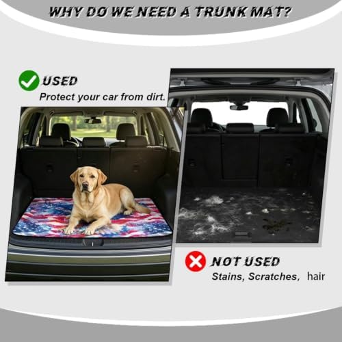 ELEQIN Trunk Cargo Liner for Cars SUV Sedan Truck Non Slip Backing Car Cargo - Image 4