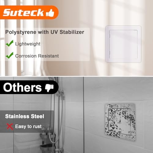 Suteck Plastic Access Panel for Drywall & Ceiling 8 x 8 Inch - Image 3