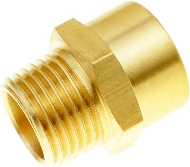 Joywayus 1/2" NPT Thread Female × 1/2" G Thread Male Brass Pipe Fitting Adapter - Image 7