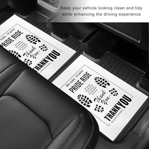 50 PCS Paper Floor Mats for Cars, 15.4 x 19.5 Inch Disposable Floor Protective - Image 5
