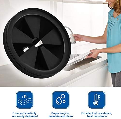 2PCS Garbage Disposal Splash Guard Collar Sink Baffle, Food Waste Disposer - Image 3