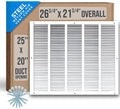 Fits 25x20 Duct Opening | Steel Return Air Grille by Handua | Vent Cover Grill by Handua
