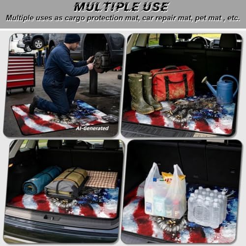 ELEQIN Trunk Cargo Liner for Cars SUV Sedan Truck Non Slip Backing Car Cargo - Image 3