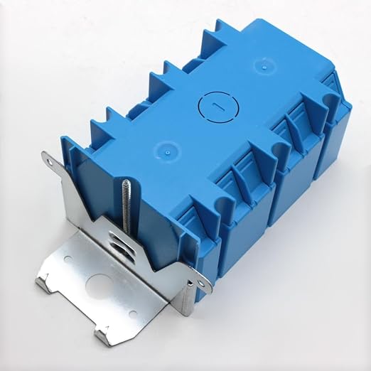 PVC Blue Adjustable Electrical Box Outlet, 49 Cu.in.Adjustable 3 Gang - Image 6