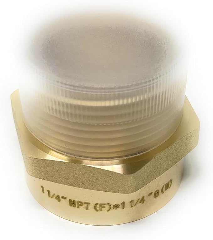 Cascada G Thread to NPT Thread Pipe Fitting Adapter by CascadaShowers