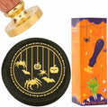 CRASPIRE Halloween Wax Stamp Bat Wax Seal Stamp 3cm Retro Vintage Spiders Bats by CRASPIRE