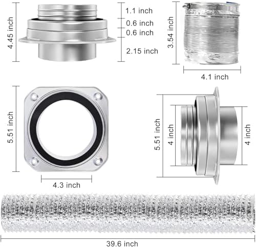 DVC-180 Magnetic Dryer Vent Connector Kit - Image 2