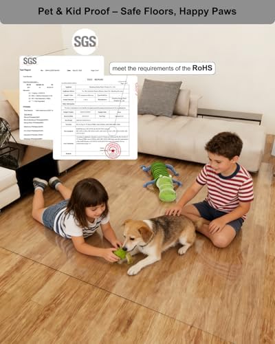 【16 Anti-Slip Stickers Included】2'×3' Clear Plastic Floor Runner, Waterproof - Image 4