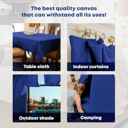 Canvas Drop Cloth for Painting 9x6 feet Pack of 2-8oz Painters Drop Cloths for - Image 4