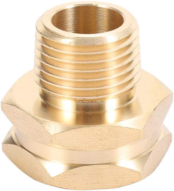 Garden Hose Adapter, 3/4"GHT Male x 1/2" NPT Male Connector - Image 3