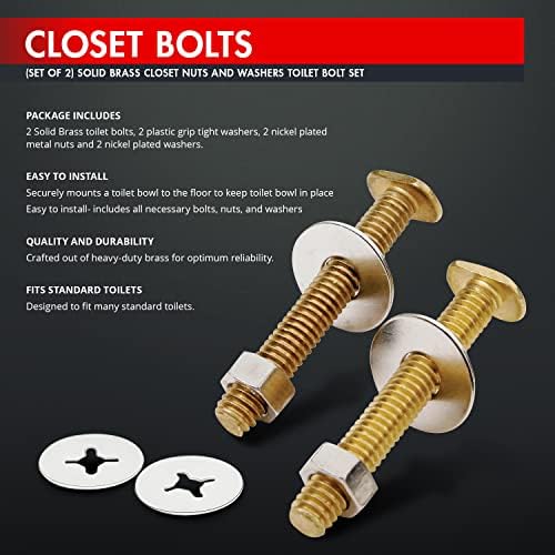 Raven T-KCDC-738436 Brass Closet Bolts - Image 3