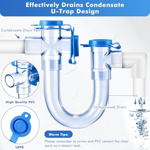 1 Pack 3/4 Inch Standard Condensate Trap - Image 4