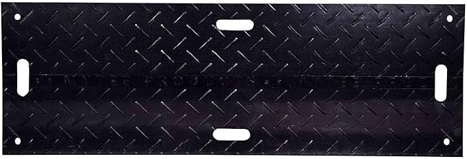 4 Pk 2' x 6' - 1/2" Thick Heavy Duty Ground Protection Mats - Easily Supports by MyteeProducts