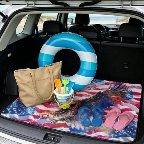 ELEQIN Trunk Cargo Liner for Cars SUV Sedan Truck Non Slip Backing Car Cargo - Image 2