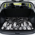 Black Ghost Web All Weather Trunk Mat 29"x39" by Darisoco