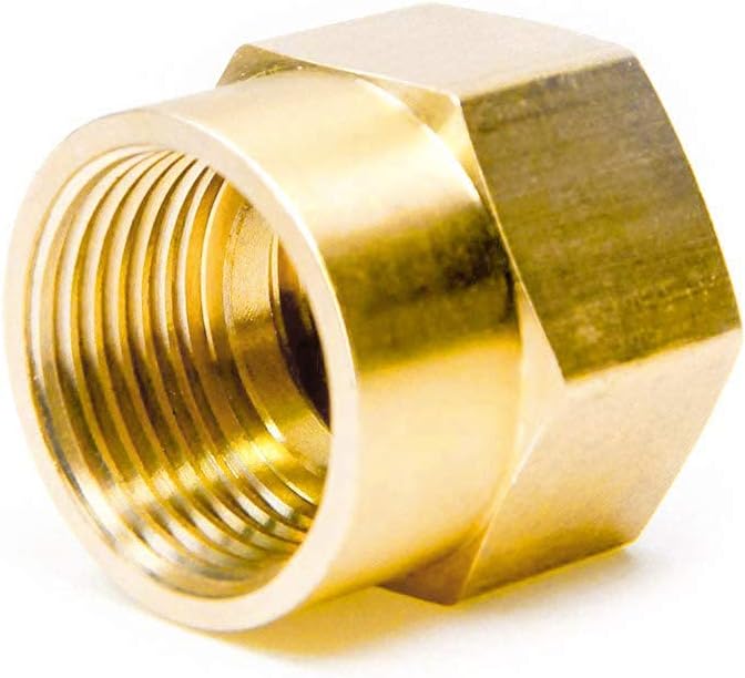 Joywayus GHT 3/4" Female Thread x NPT 3/4" Female Thread Brass Pipe Fittings - Image 5
