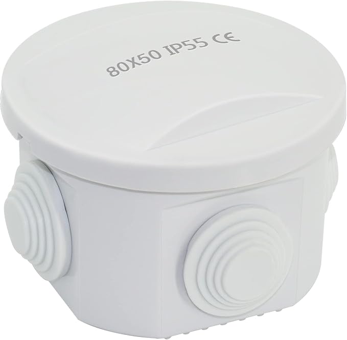 Junction Box, ABS Plastic IP55 Water Resistant and Dustproof, Universal by LeMotech