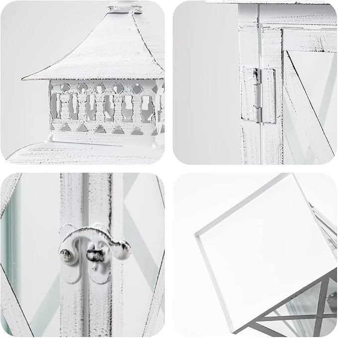 Lantern Decorative Indoor & Outdoor, Large Square Hanging Spring Home Decor - Image 4