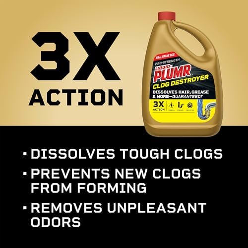 Liquid-Plumr Pro-Strength Full Clog Destroyer, Bathroom & Kitchen Sinks - Image 3