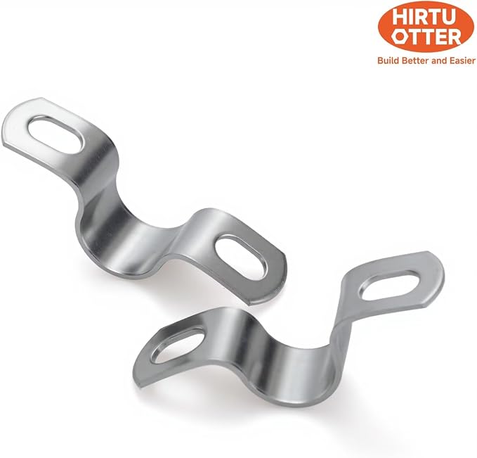 10 PCS 1-1/16 Inch, 304 Stainless Steel Thickened Pipe Clamps, Heavy-Duty Two - Image 4