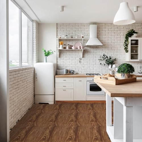 AKOLAFE 40 Sheet Vinyl Flooring 12 x 12 Peel and Stick Floor Tile Waterproof - Image 7