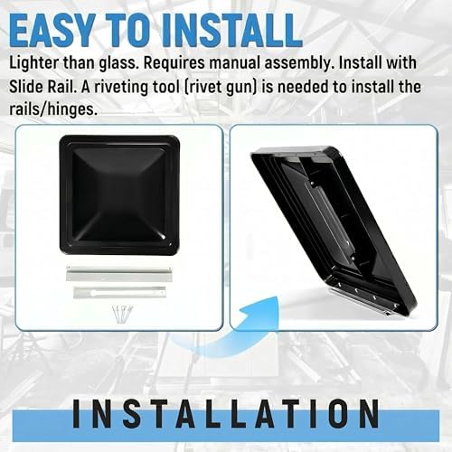 HECASA RV Roof Vent Cover Compatible - Image 4