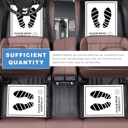 100 PCS Paper Car Floor Mats, Temporary Foot Mat Auto Detailing Supplies - Image 5