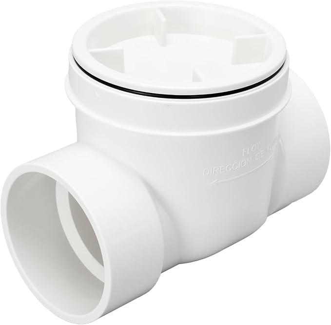 3 Inch Pvc Backwater Valve, Sewer Check Back Flow Preventer Drain Backflow by Unknown