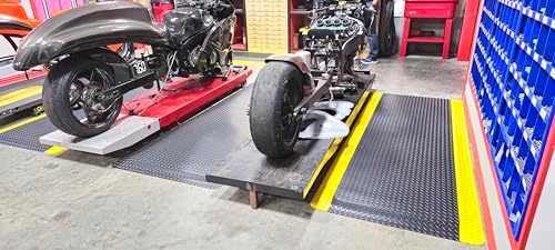Rhino Mats DTT24DSBYX24 Diamond Plate Anti-Fatigue Mat, 2 FT. x 24 FT. x 1 in. - Image 5