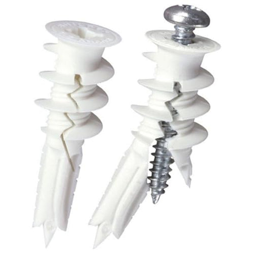 #8 x 1-1/4" Twist-N-Lock 75-lb Drywall Anchors - Image 2