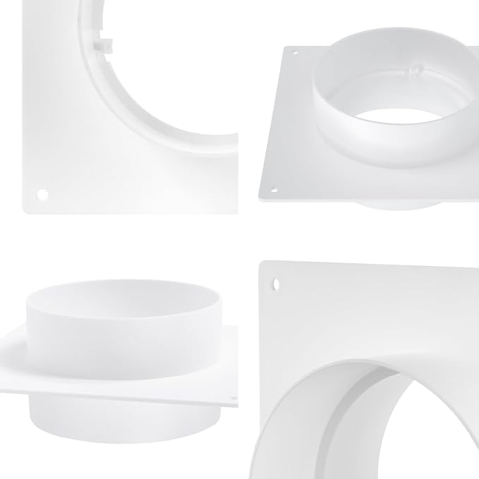4" Inch Pack of 2 Duct Connector Flange - Image 3