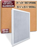 Fits 24x24 Duct Opening | Aluminum Eggcrate Return Air Grille | Low Noise & by Handua
