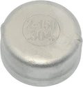 2" Cap, NPT Female Threaded Cast Pipe Fitting, Stainless Steel 304 by Megairon