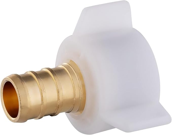 EFIELD Pex 3/4" Pex X 3/4" Female NPT Swivel Adapter Brass Crimp Fittings by EFIELDPEXTUBING