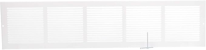 Imperial RG0095 Louvered Steel Painted Baseboard Return Air Grille, 30 x 6-Inch - Image 3